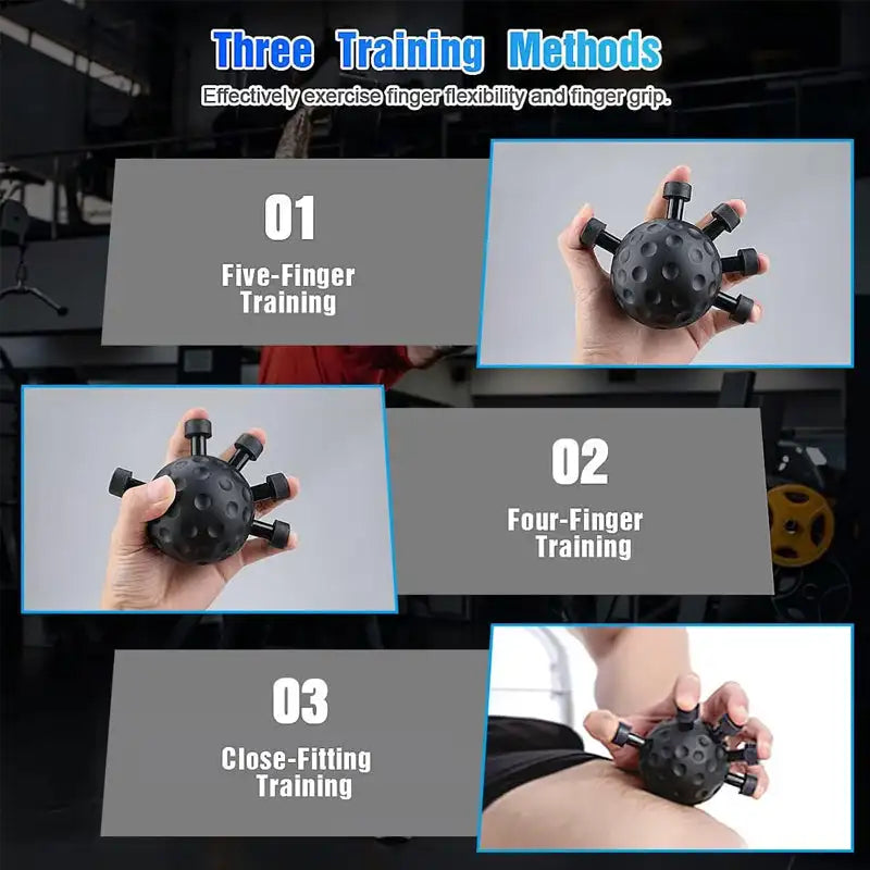 Hand-muscle Developer Finger Exerciser Trainer Hand Grip Strengthener Rock Trainers Gripper Exerciser Hand Strength Exercise