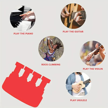 1PC Piano Guitar Hand-held Finger Strength Finger Trainer Strength Training Home Fitness Equipment Practice Finger Exerciser