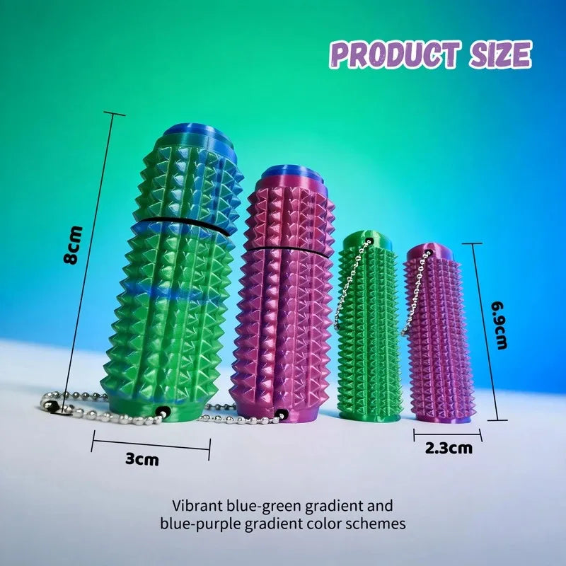 Fidget Stress Sensory Toys,Novelty Pain Stim Fidget Toy Spiky Stress Relieving Suitable Relaxation for Adults Teenagers Gifts