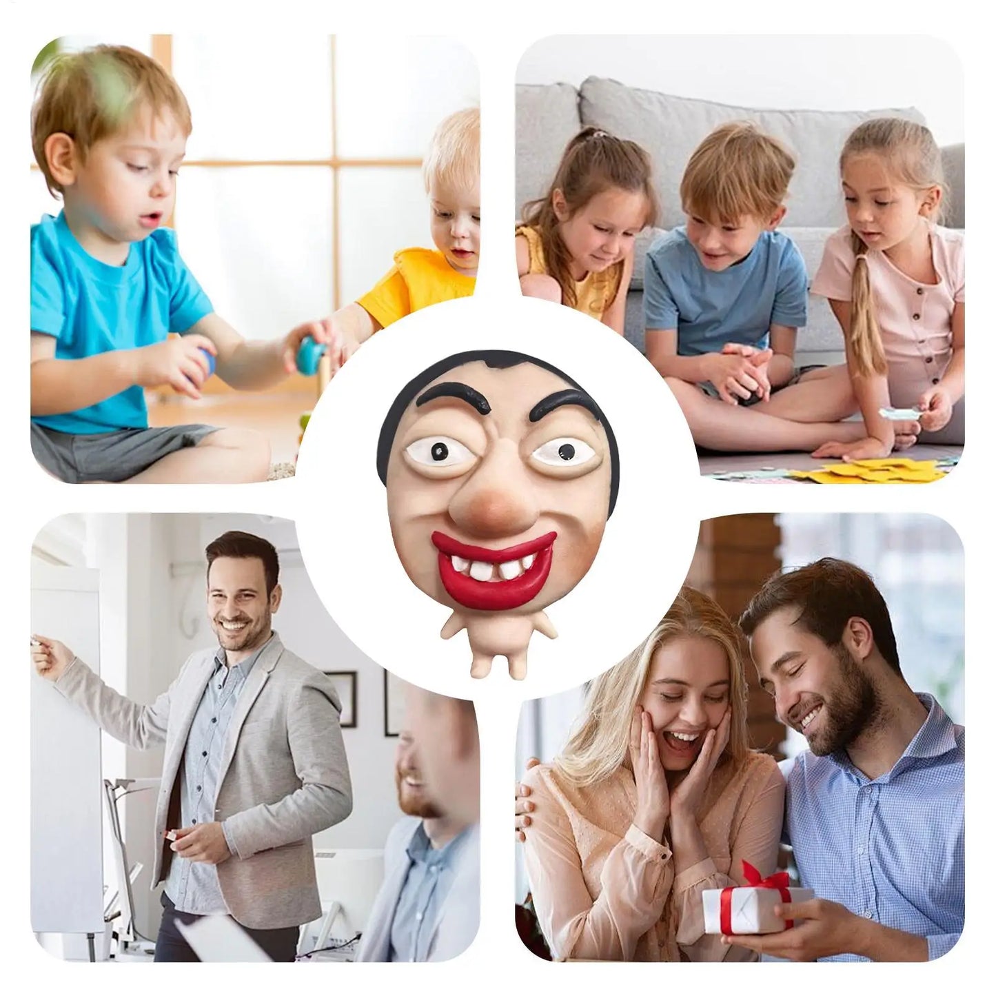Squeeze Stress Relief Toy for Kids and Adults Sensory Fidget Toys Pack Anxiety Relief for Classroom Home Car Travel Quiet Play