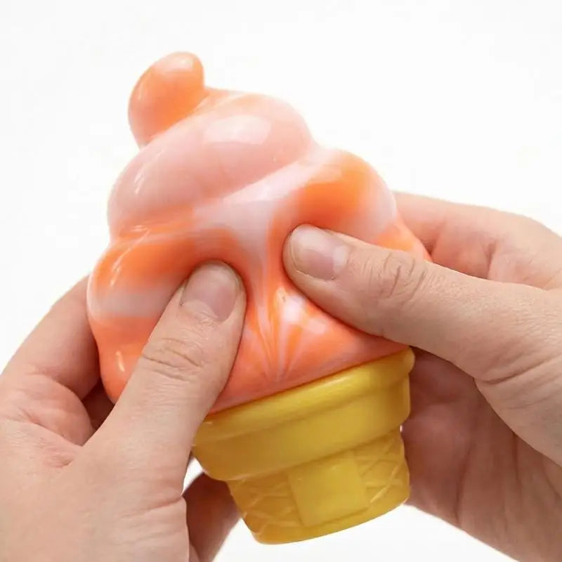 Ice Cream Squeeze Toy Anti-Anxiety Stretchy Slow Rising Creative Sensory Toy Stress Relief Squeeze Object