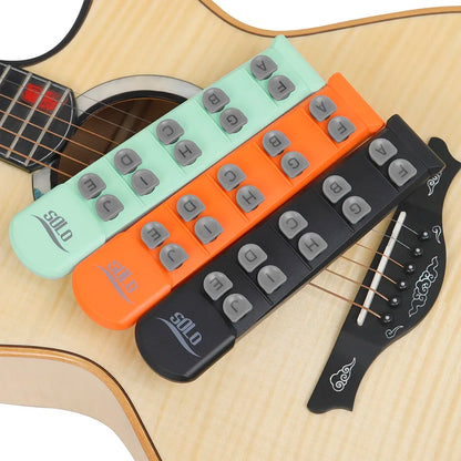 Guitar Finger Exerciser for Beginners - Power Chord Conversion Trainer Hand Strength Practice Accessory for Ukulele & Bass