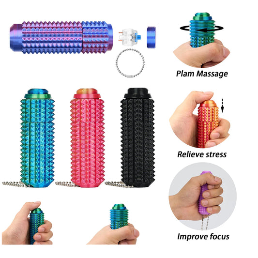 Fidget Stress Sensory Toys,Novelty Pain Stim Fidget Toy Spiky Stress Relieving Suitable Relaxation for Adults Teenagers Gifts