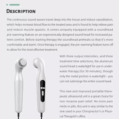 The Grippr Thermal Ultrasound Massager