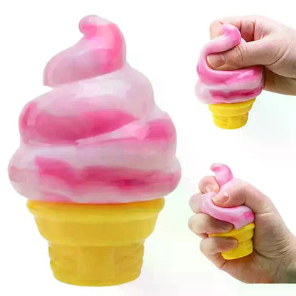Ice Cream Squeeze Toy Anti-Anxiety Stretchy Slow Rising Creative Sensory Toy Stress Relief Squeeze Object