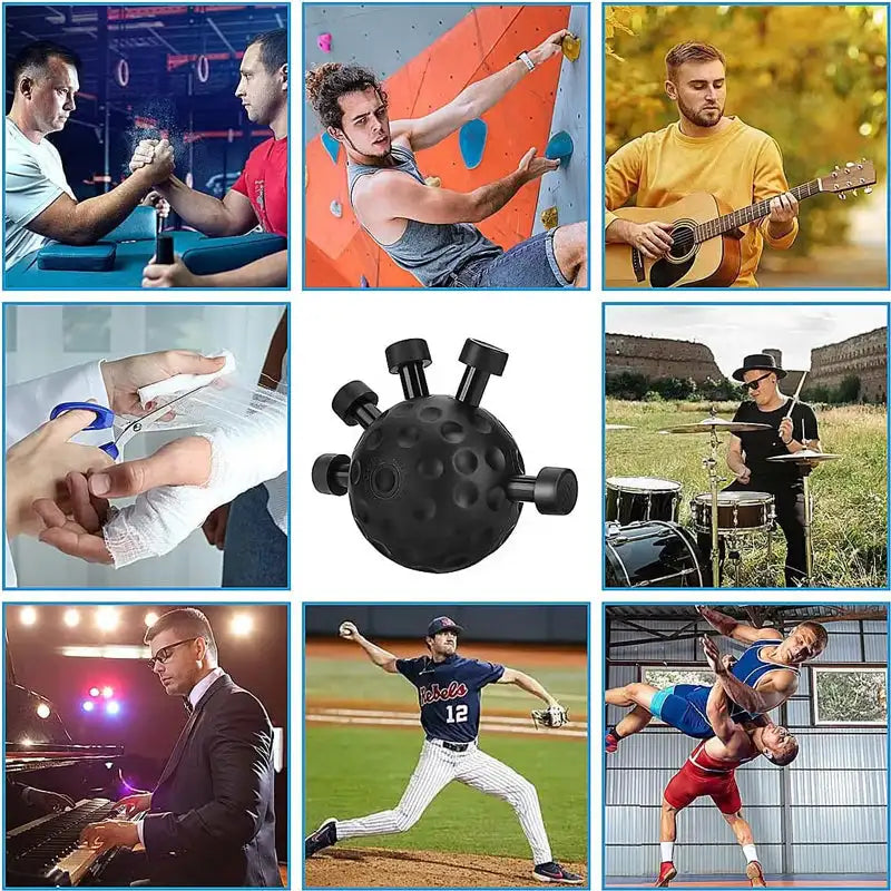 Hand-muscle Developer Finger Exerciser Trainer Hand Grip Strengthener Rock Trainers Gripper Exerciser Hand Strength Exercise