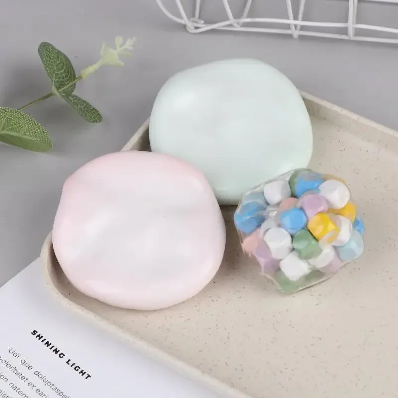 For Kids Adults Anxiety Relaxation Squeeze Gift Handmade  Balls Stress Relief Toy Super Soft Sensory  Toys