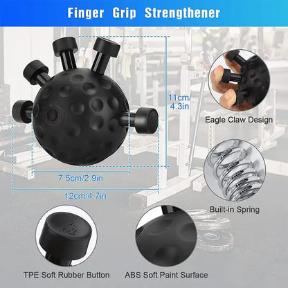 Hand-muscle Developer Finger Exerciser Trainer Hand Grip Strengthener Rock Trainers Gripper Exerciser Hand Strength Exercise