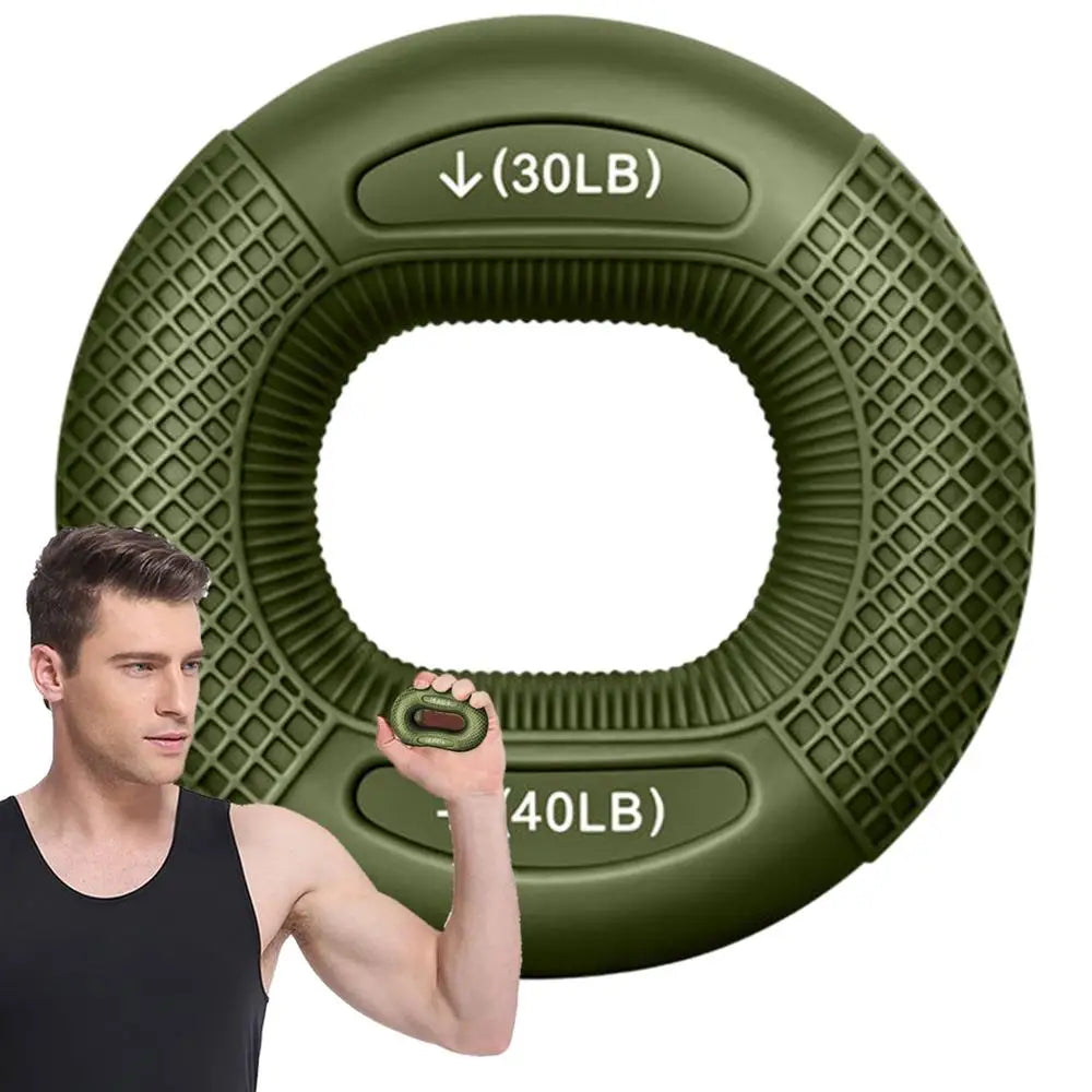 Grippr Non-Slip Silicone Grip Trainer Ring (20-80 lbs)