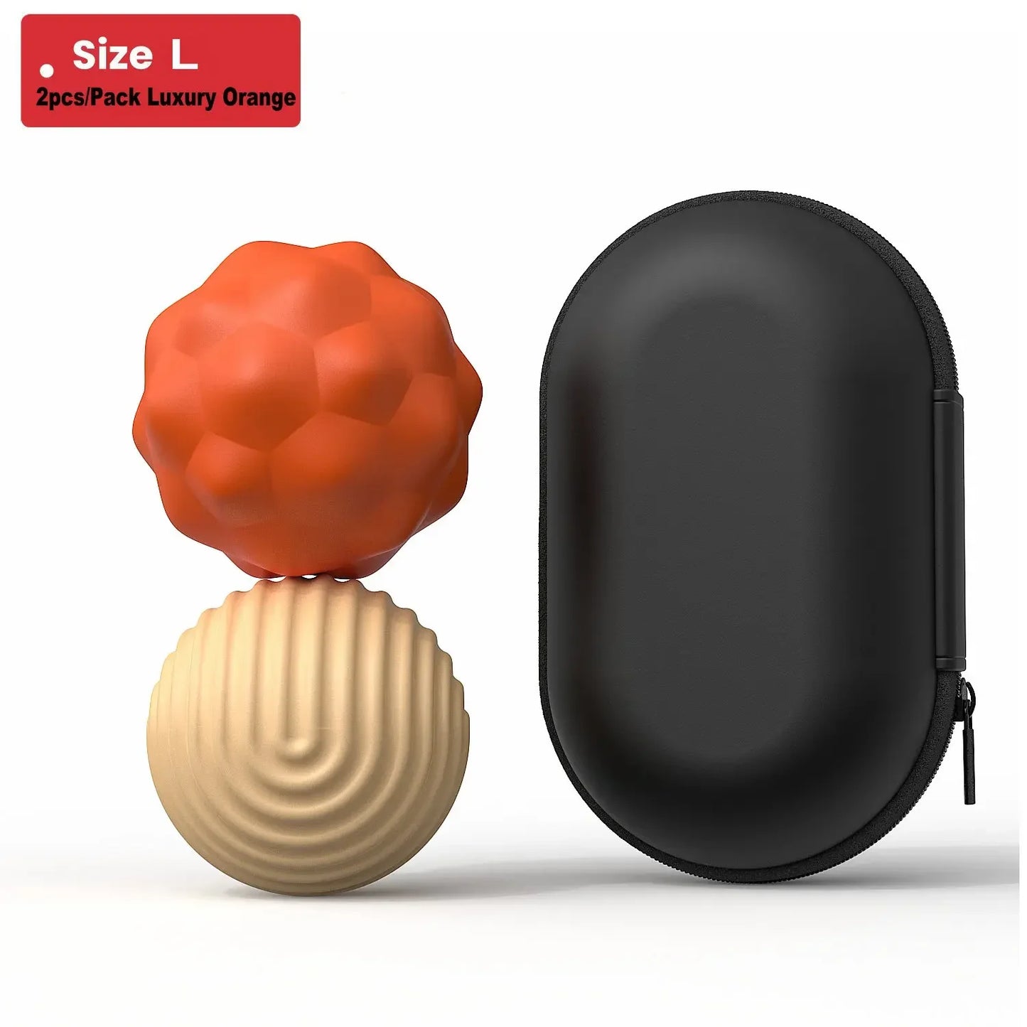 2pcs Extra Large Silicone Grip Strengthener Balls Hand Exercisers Set Durable Finger and Palm Sports Tool Massage Tools
