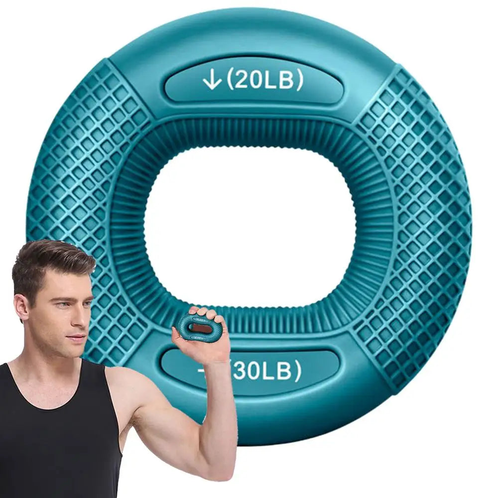 Grippr Non-Slip Silicone Grip Trainer Ring (20-80 lbs)