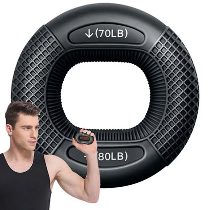 Grippr Non-Slip Silicone Grip Trainer Ring (20-80 lbs)