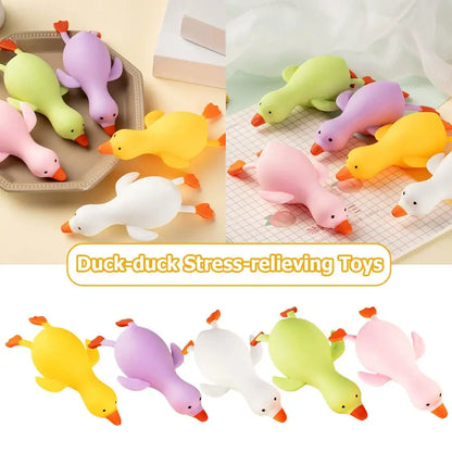 Stress Relief Squeeze Toy TPR Soft Anti-Anxiety Fidget Toy Portable Relax Toy for Kids Adults Decompression Stretch Toys Friends