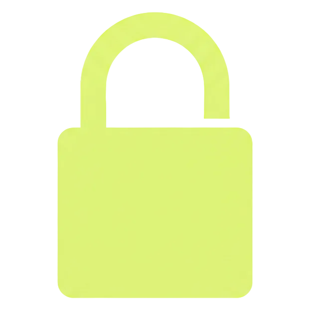 green padlock